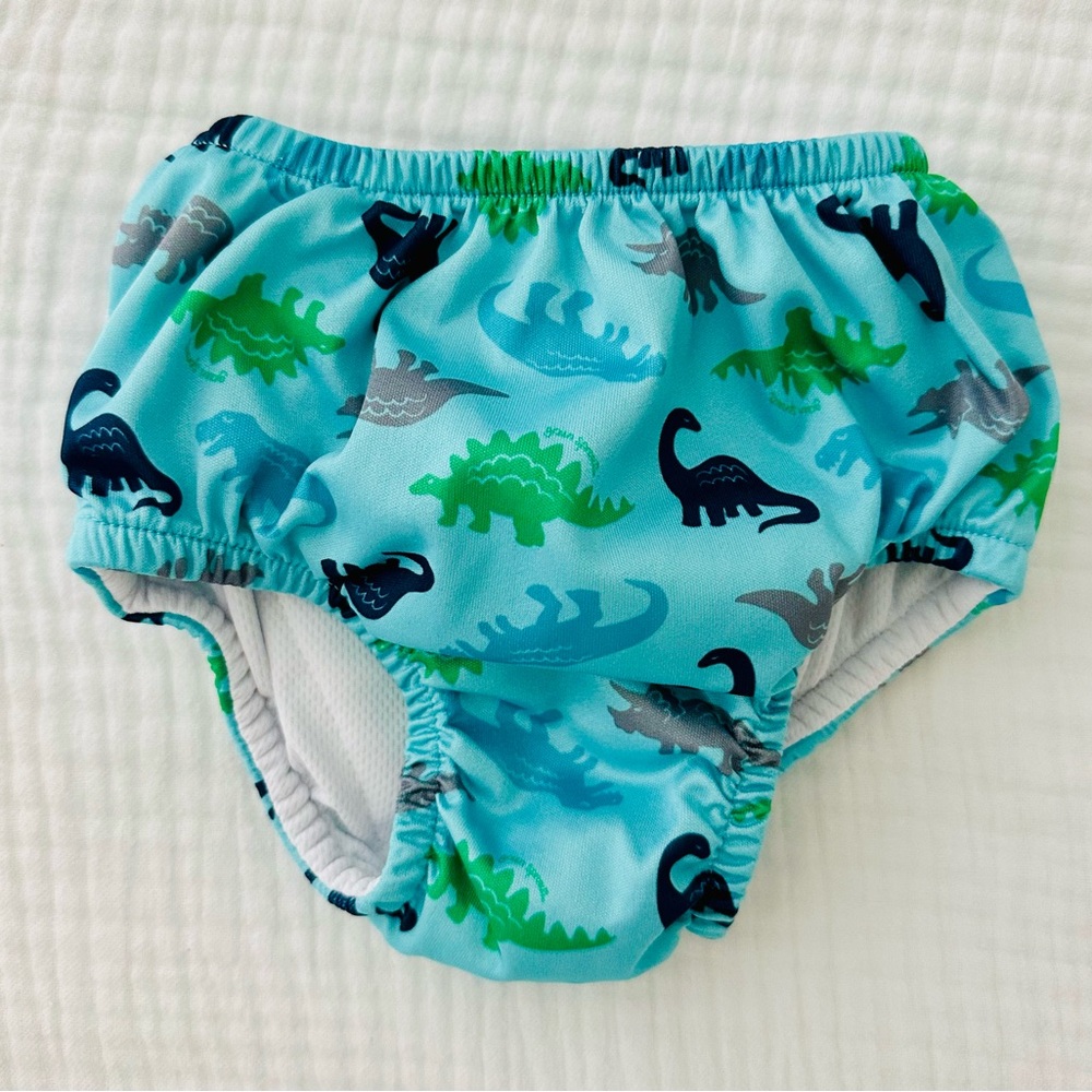 Green Sprouts Swim Diaper Blue Dino 24 months
